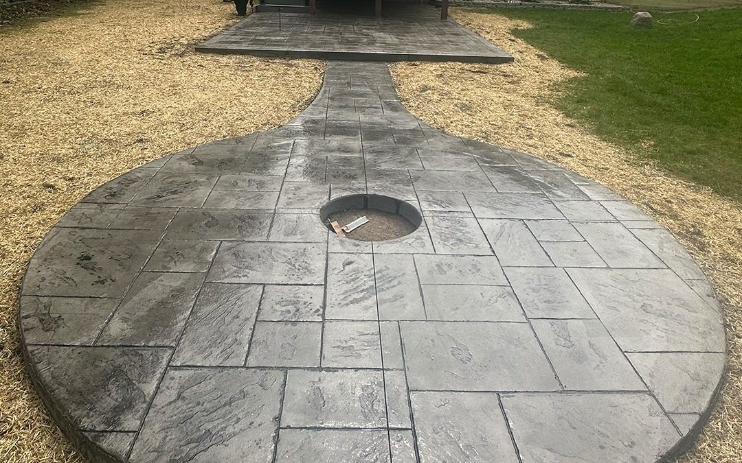 Finished patio by OAX Construction